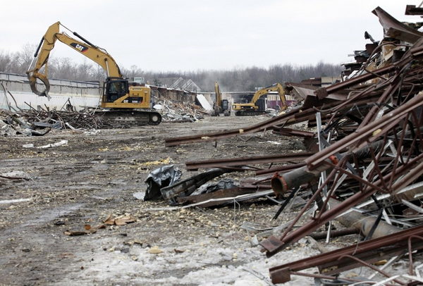 Gull Road Cinema 5 - Demolition Photos From Mlive (newer photo)